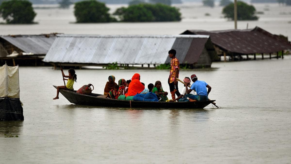 Flood background